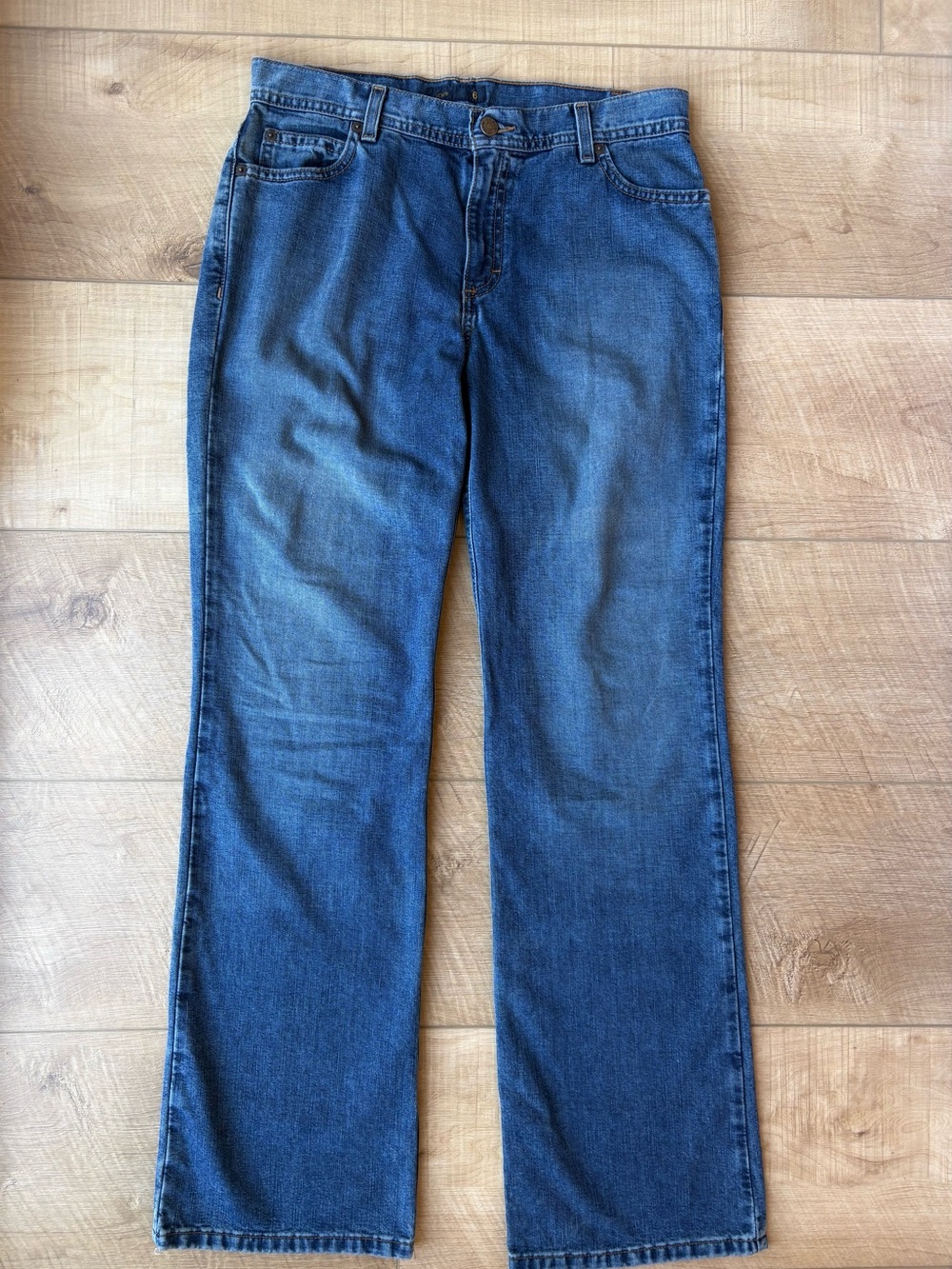 J. Crew Vintage Dark Wash Boot Cut Jeans. Size 6